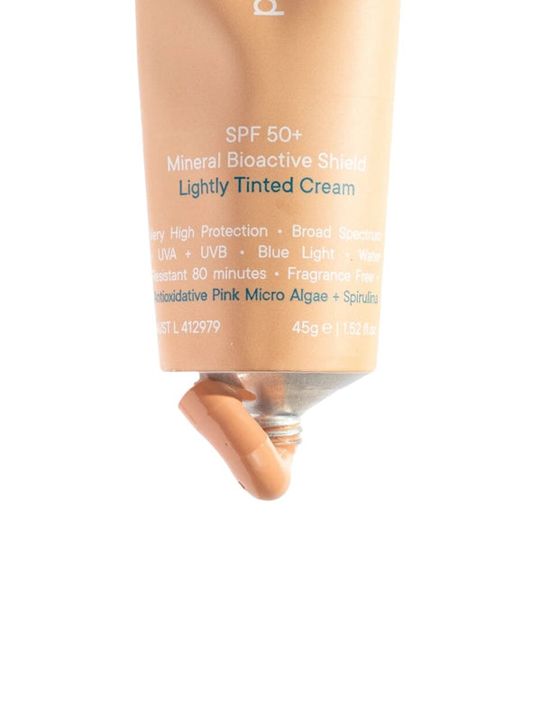 SPF 50+ Mineral Bioactive Shield - Lightly Tinted Cream SUNSCREEN PEOPLE4OCEAN 