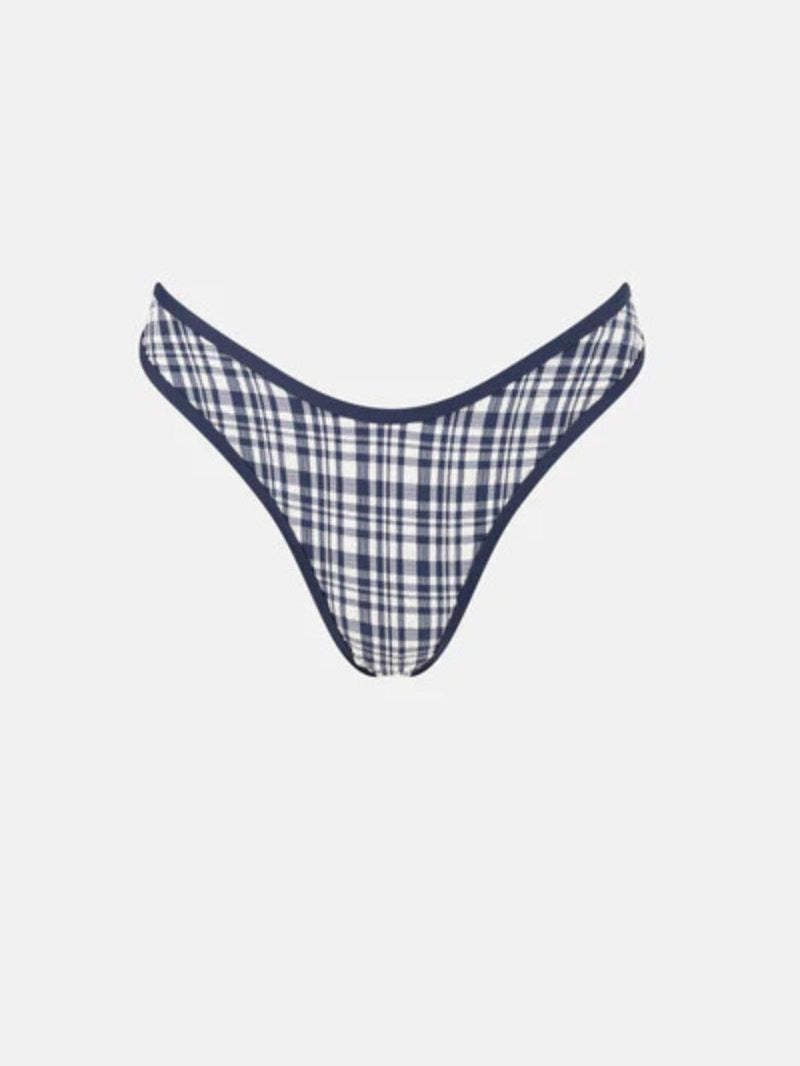 London Check Hi Cut Pant - Navy SWIM BOTTOMS RHYTHM 