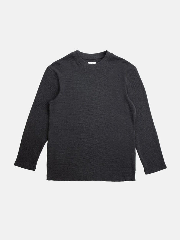 Classic Waffle Knit - Vintage Black JUMPER RHYTHM 