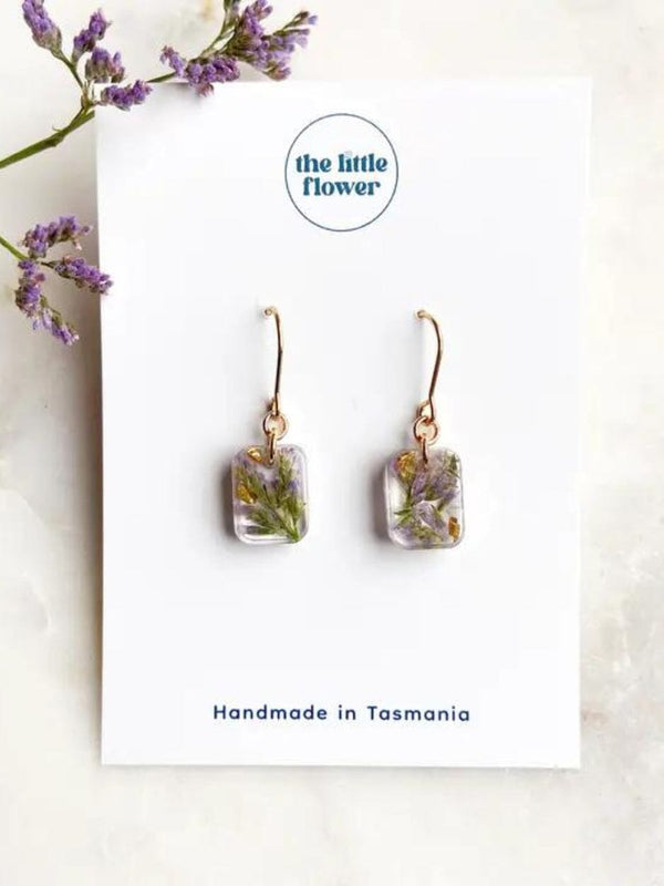 Mistflower Dangle Earrings EARRINGS THE LITTLE FLOWER HANDMADE 