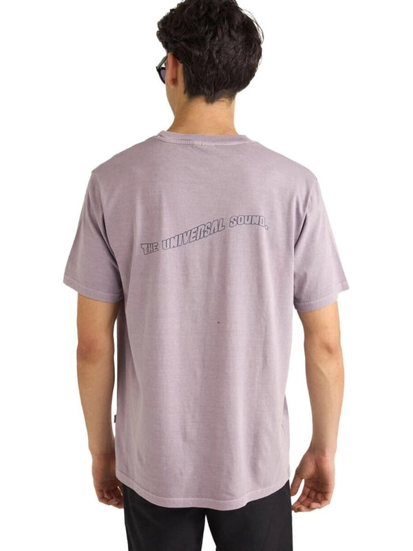 Universal Sound Vintage Men's S/S T-Shirt - Plum T-SHIRT RHYTHM 