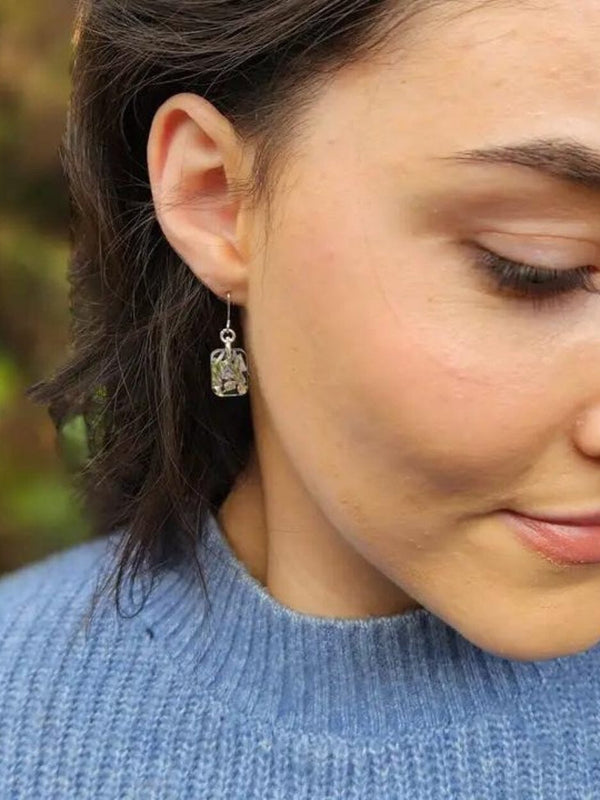 Mistflower Dangle Earrings EARRINGS THE LITTLE FLOWER HANDMADE 