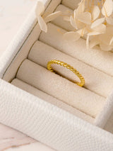 Rope Twist Ring Band - Gold RINGS MIDSUMMER STAR 