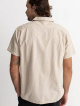 Classic Linen Ss Shirt - Sand BUTTON UP RHYTHM 