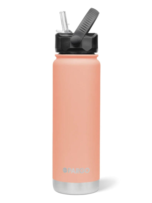 750mL Insulated Bottle w/ Straw Lid - Coral Pink DRINK BOTTLE PROJECT PARGO 