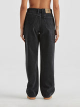 Mid Bella Baggy Relaxed Jean - Sondered Black JEANS WRANGLER 
