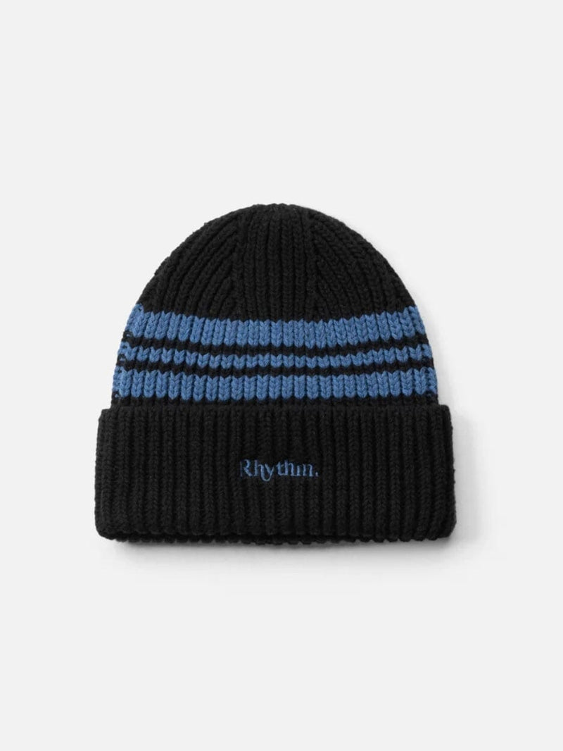Stripe Beanie - Black BEANIE RHYTHM 