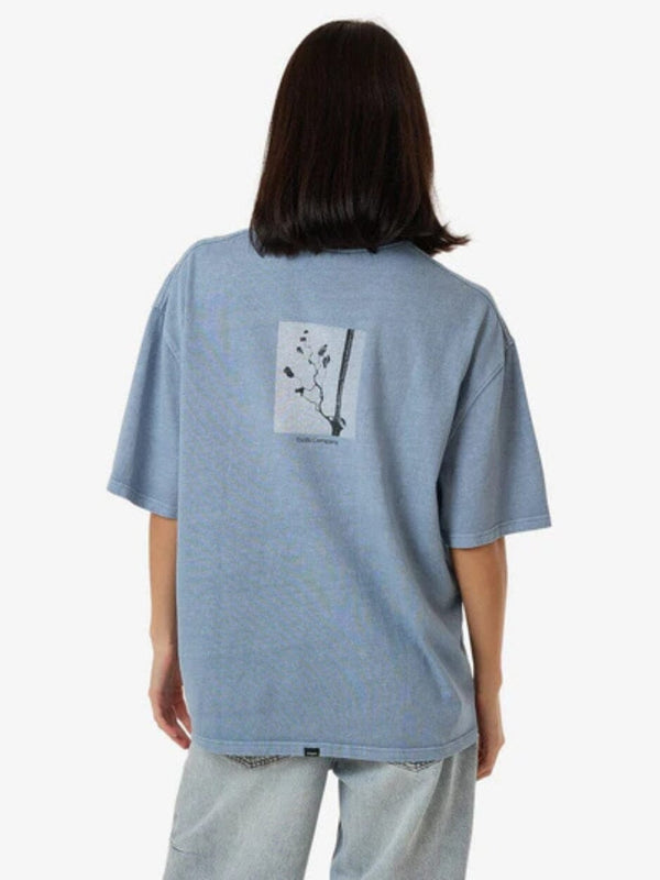 Meditation Practice Oversized Tee - Dusty Blue TOP THRILLS 