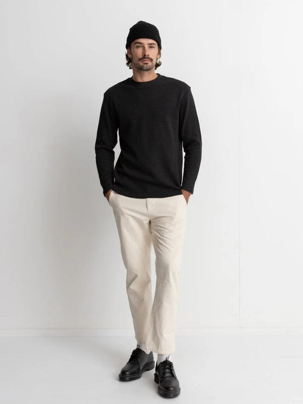 Classic Waffle Knit - Vintage Black JUMPER RHYTHM 