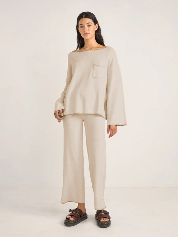 Bondi Knit Jumper - Natural JUMPER RHYTHM 