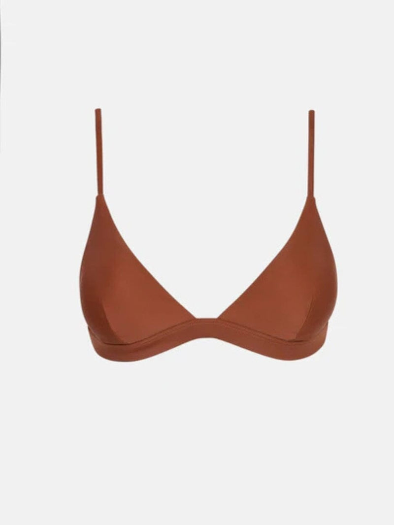 Classic Bralette Top - Rust SWIM TOP RHYTHM 