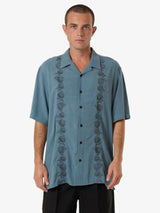 All Relatable Bowling Shirt - Stormy Sea BUTTON UP THRILLS 