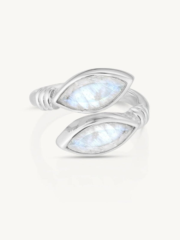 Medusa Moonstone Ring - Silver RINGS TONIMAY 