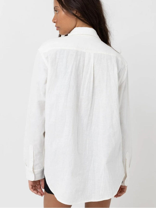 Classic Long Sleeve Shirt - White LONG SLEEVE RHYTHM 