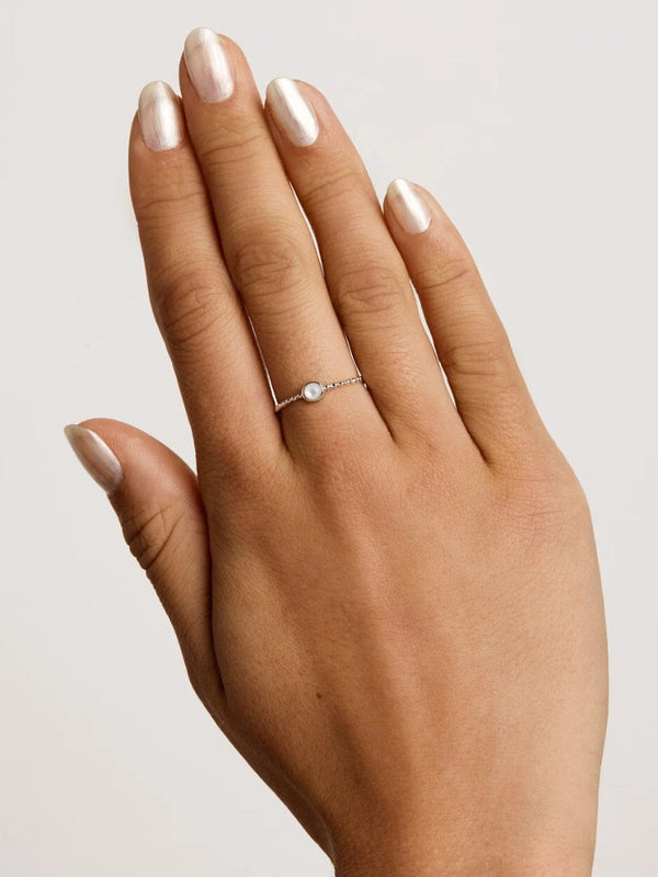 Halo Shell Ring - Silver RINGS MIDSUMMER STAR 