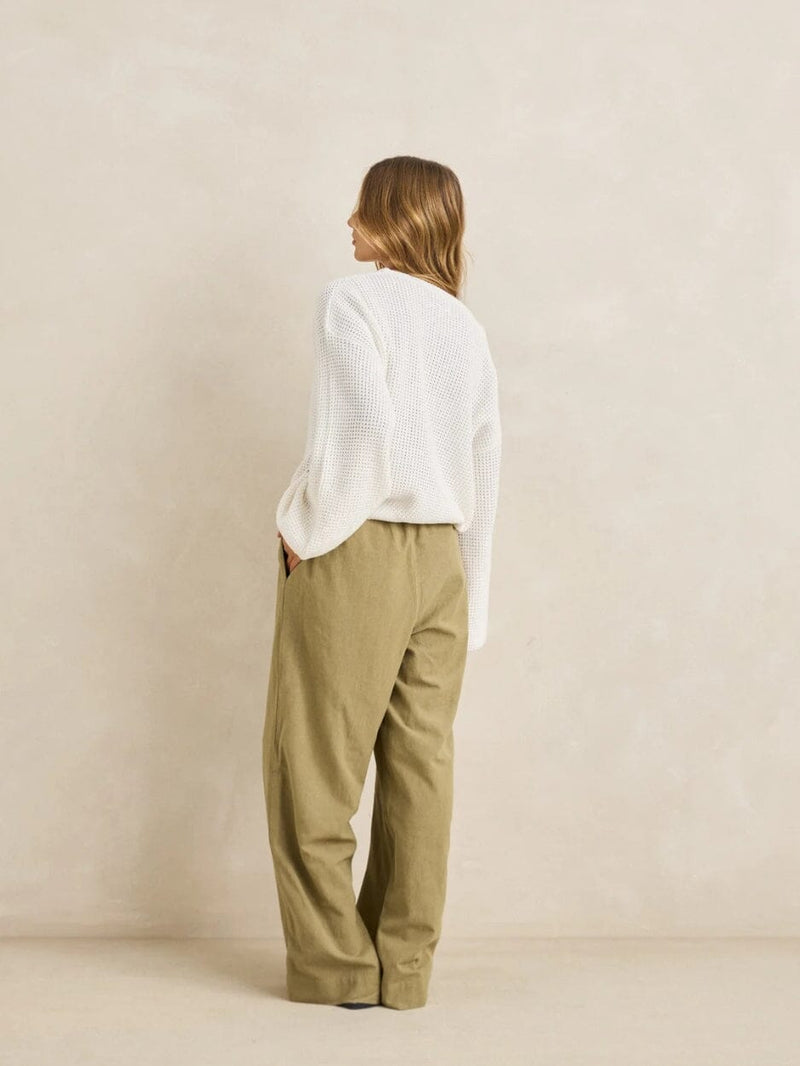 Classic Drawstring Pant - Olive PANTS RHYTHM 