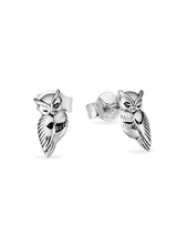 Wise Owl Studs - Silver EARRINGS MIDSUMMER STAR 