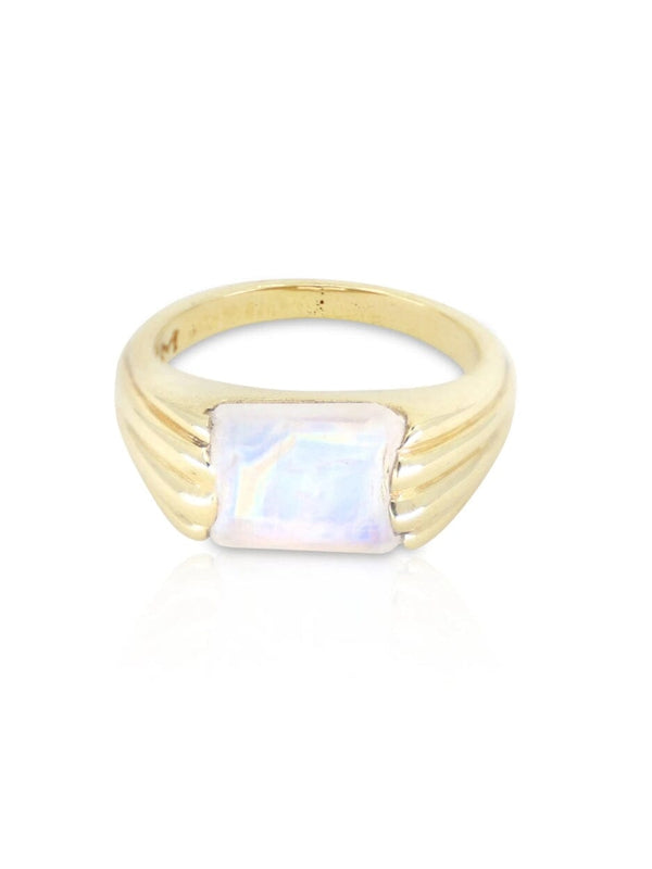 Alchemy Moonstone Gold Ring RINGS TONIMAY 