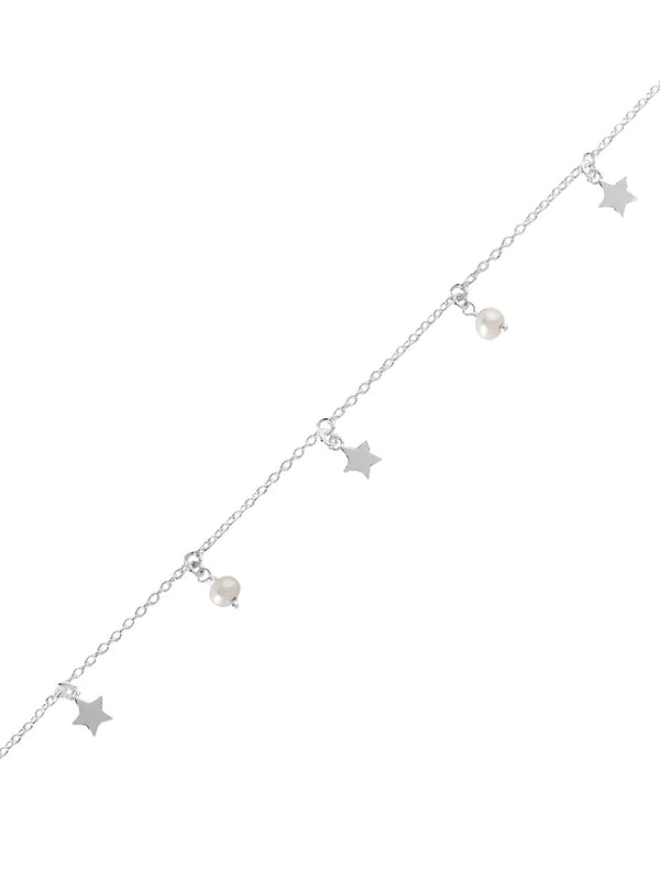 Starlight and Pearls Bracelet - Silver BRACELET MIDSUMMER STAR 