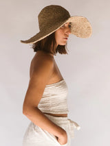 Janis Wide Brim Hat // Natural BRIM HAT HOBO AND HATCH 