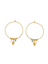 Oceania Gold Hoops EARRINGS MIDSUMMER STAR 