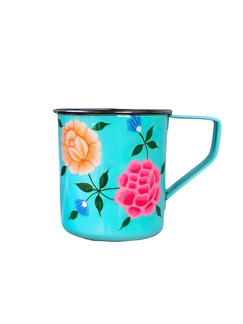 Camp Mug Fleur - Marine CUPS | MUGS PICNIC FOLK 