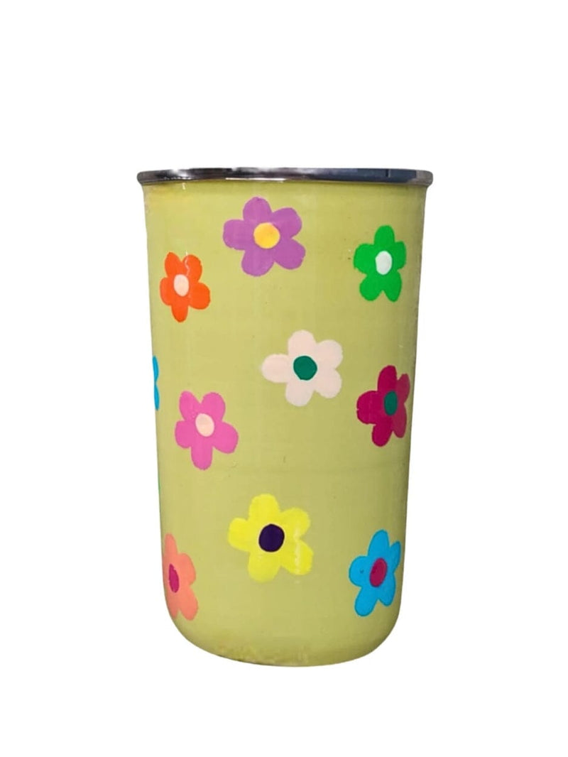 Large Tumbler // Daisies - Olive CUPS | MUGS PICNIC FOLK 