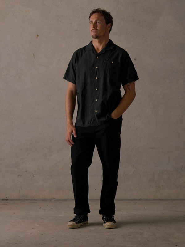 Everyday Hemp Shirt - Black BUTTON UP McTAVISH 