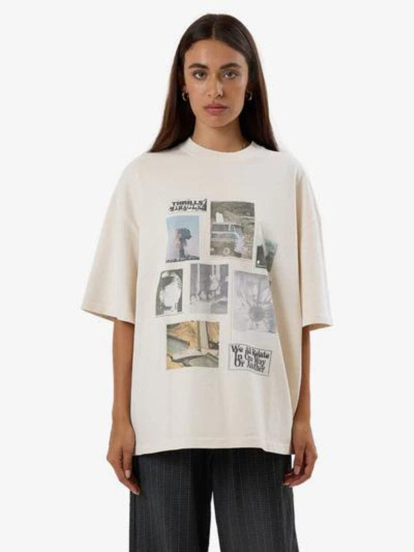 One Way or Another Oversized Tee - Heritage White T-SHIRT THRILLS 