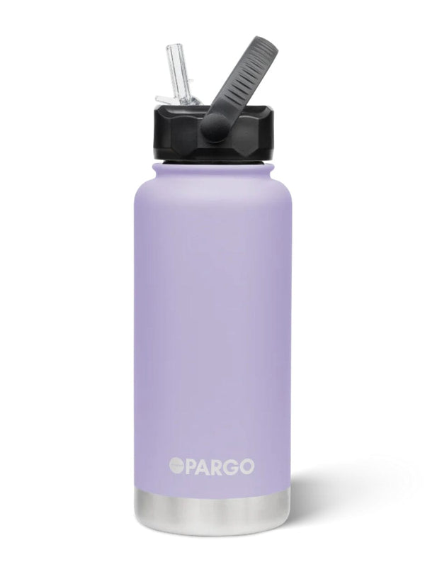 950mL Insulated Bottle w/ Straw Lid - LOVE Lilac DRINK BOTTLE PROJECT PARGO 