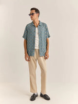 Tulum Ss Shirt - Slate BUTTON UP RHYTHM 