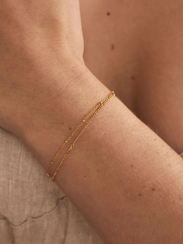 Twin Chain Bracelet - Gold BRACELET MIDSUMMER STAR 