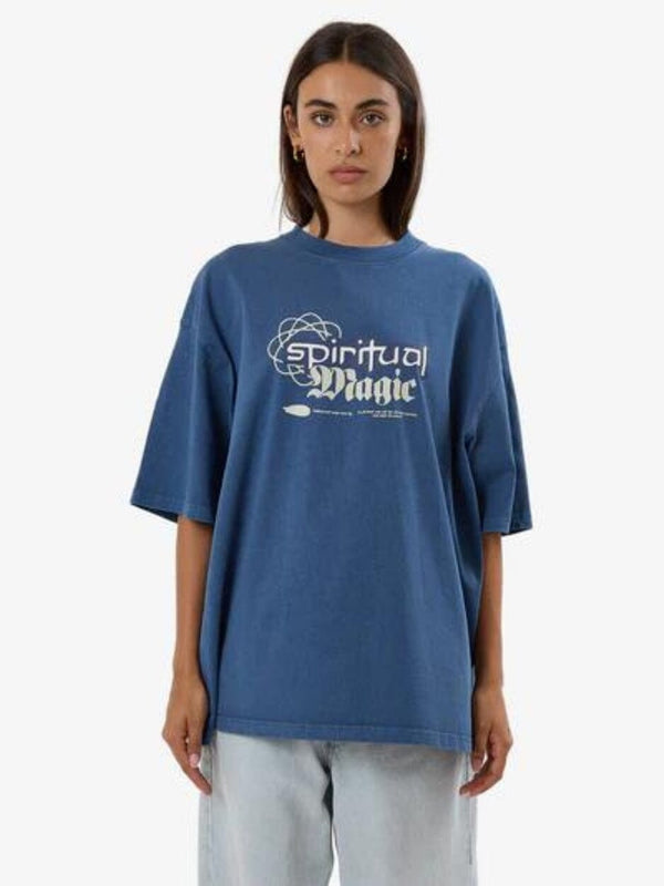 Spiritual Magic Oversized Tee - Blue Ashes T-SHIRT THRILLS 