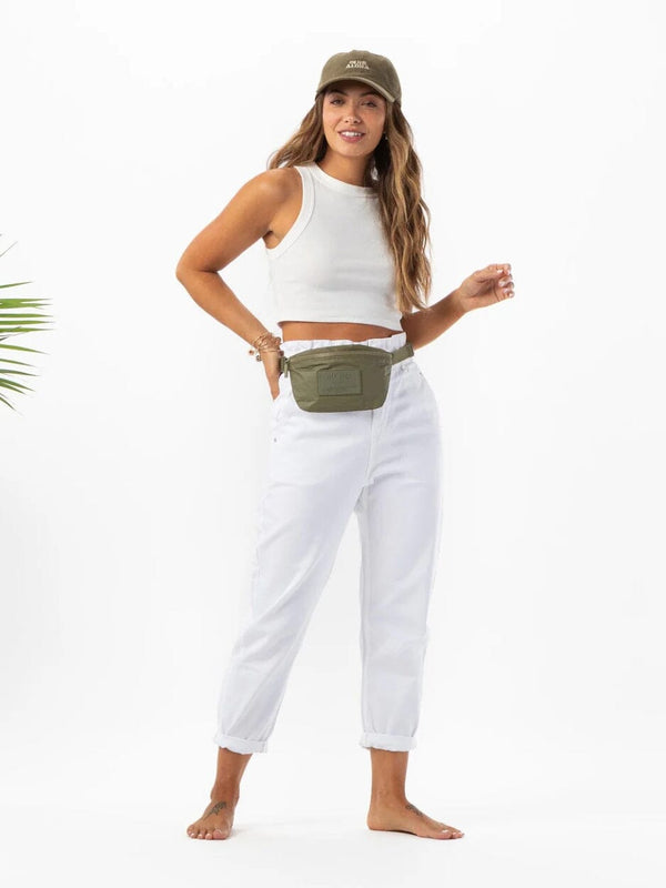 Mini Hip Pack Monochrome - Olive HIP BAG ALOHA COLLECTION 