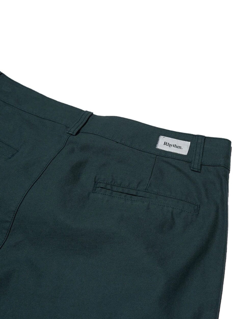 Essential Twill Trouser - Dark Green PANTS RHYTHM 