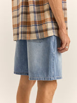 Essential Denim Short Worn - Indigo SHORTS RHYTHM 