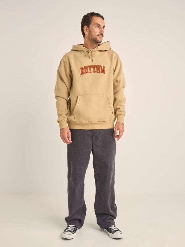 Arch Heavyweight Fleece Hood - Sand JACKETS RHYTHM 