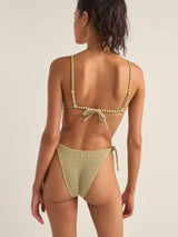 Cove Stripe Slide Tri Top - Olive SWIM TOP RHYTHM 