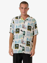 Thrills Energy Bowling Shirt - White BUTTON UP THRILLS 