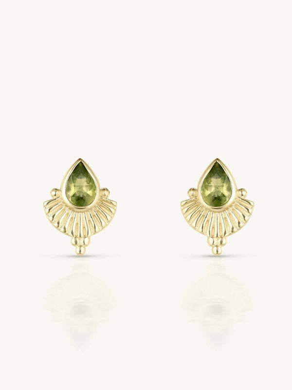 Venus Apatite Gold Earrings EARRINGS TONIMAY 