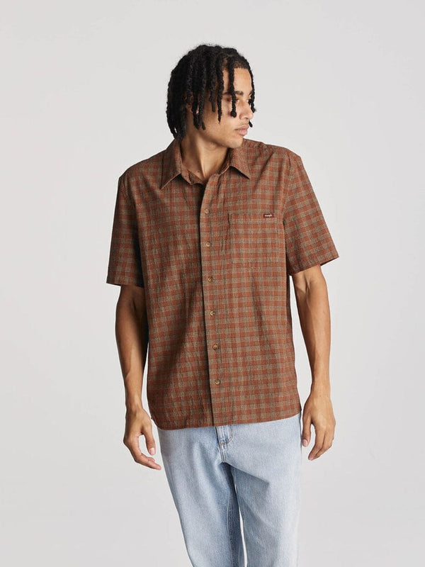 Garageland Shirt - Rust Check BUTTON UP WRANGLER 