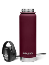 750mL Insulated Bottle w/ Straw Lid From Project Pargo BPA and Toxic Free - Wild Cherry DRINK BOTTLE PROJECT PARGO 