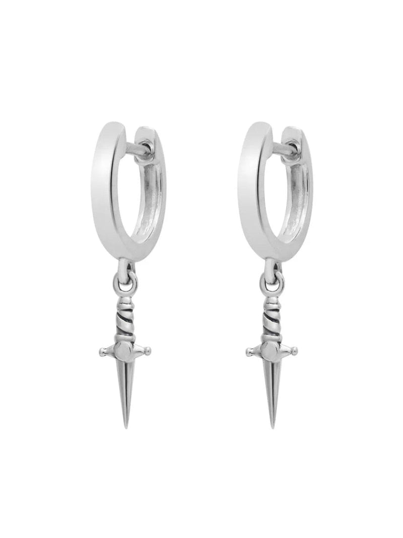 Cosmic Dagger Huggies - Silver EARRINGS MIDSUMMER STAR 