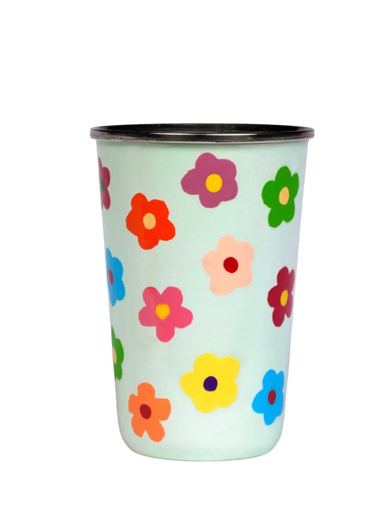 Large Tumbler // Daisies - Pistachio CUPS | MUGS PICNIC FOLK 