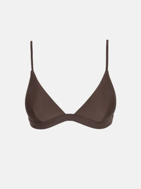 Classic Bralette Top - Chocolate SWIM TOP RHYTHM 