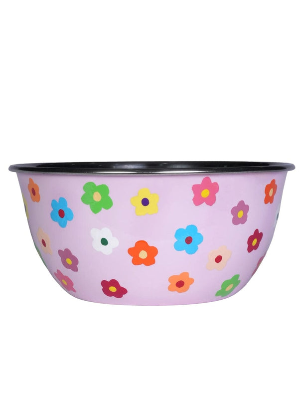 Salad Bowl // Daisies - Lavender BOWLS PICNIC FOLK 