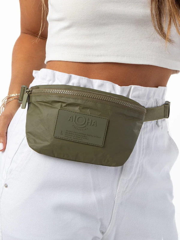 Mini Hip Pack Monochrome - Olive HIP BAG ALOHA COLLECTION 