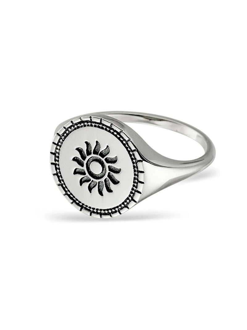 Solstice Signet Ring - Silver RINGS MIDSUMMER STAR 