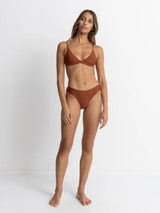 Classic Bralette Top - Rust SWIM TOP RHYTHM 