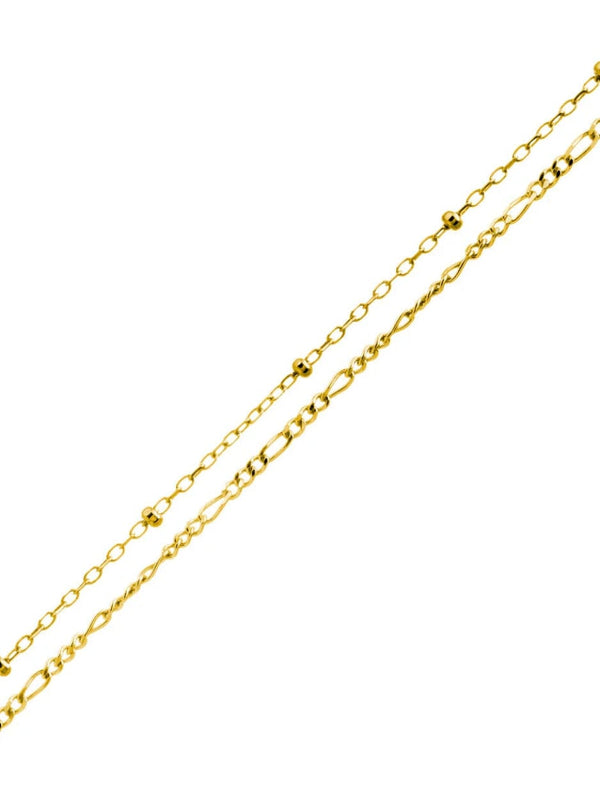 Twin Chain Bracelet - Gold BRACELET MIDSUMMER STAR 